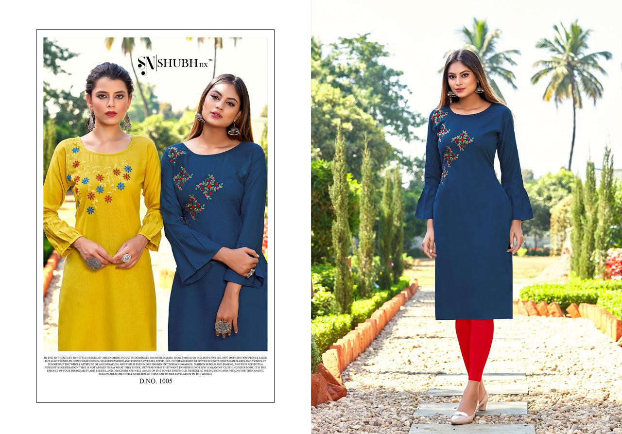 Subh Nx Amul 5 Fancy Ethnic Wear Wholesale Designer Kurtis Catalog